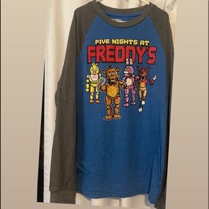 Five Nights at Freddy long sleeve tee. Size Large
